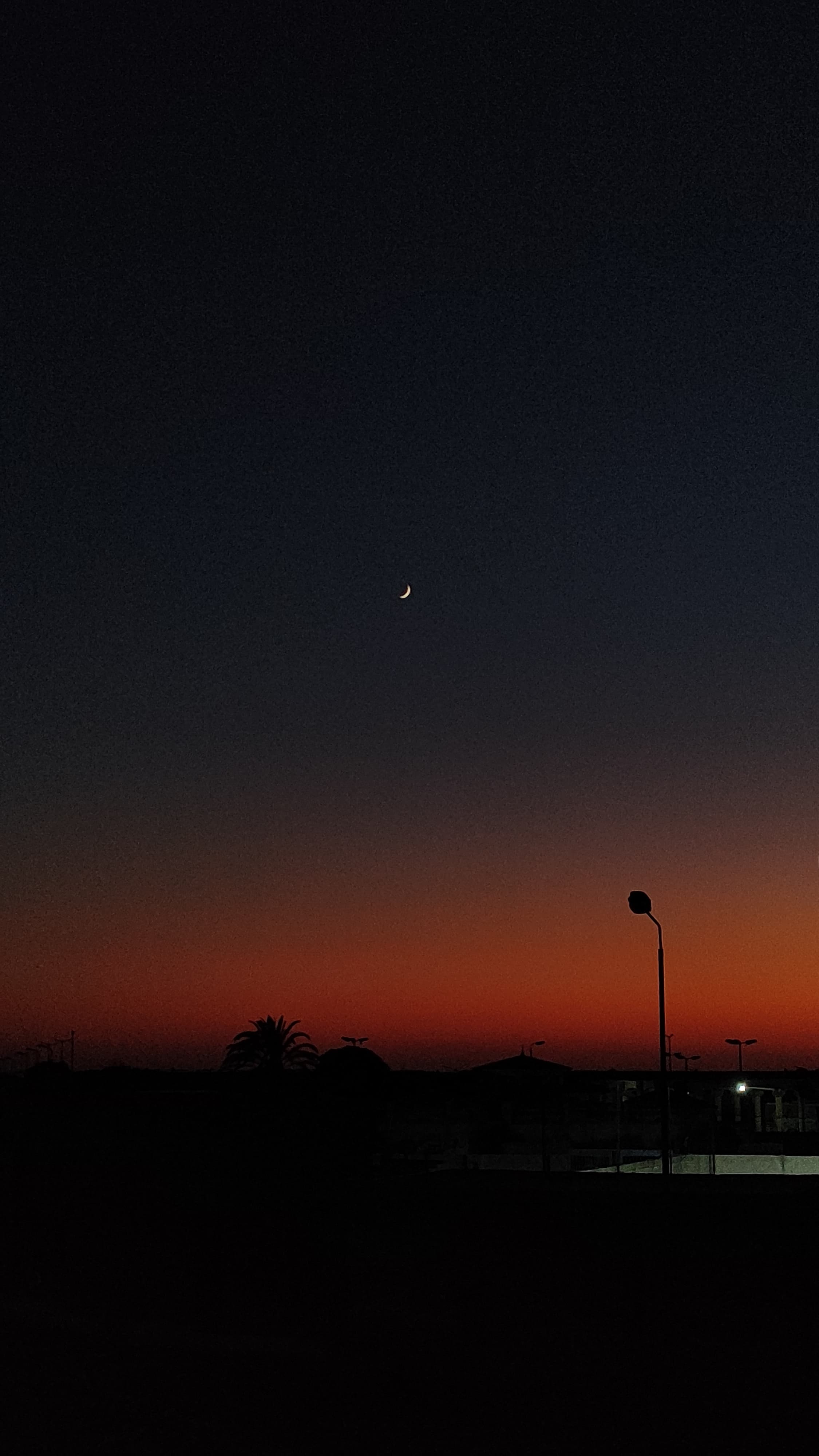Mountain ridge silhouette